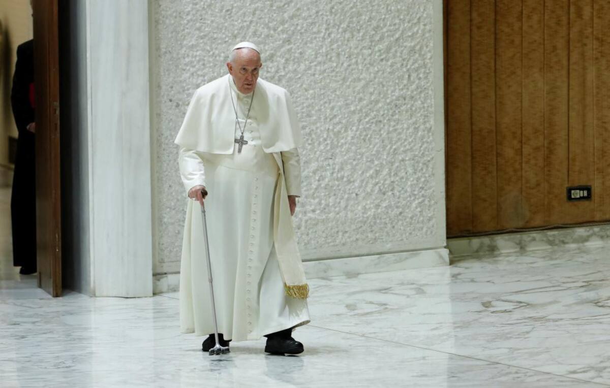 Papa Francisco durante el Angelous. Foto: Reuters.