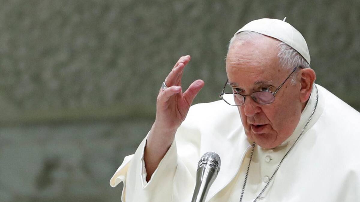 Papa Francisco en el Angelous dominical. Foto Reuters