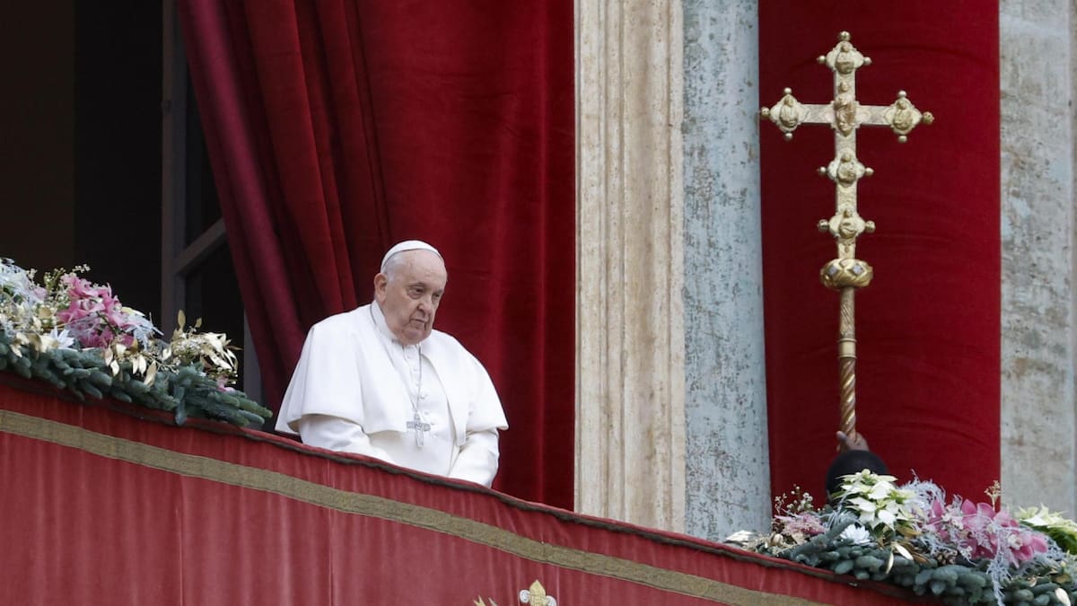 Papa Francisco, mensaje por Navidad. EFE