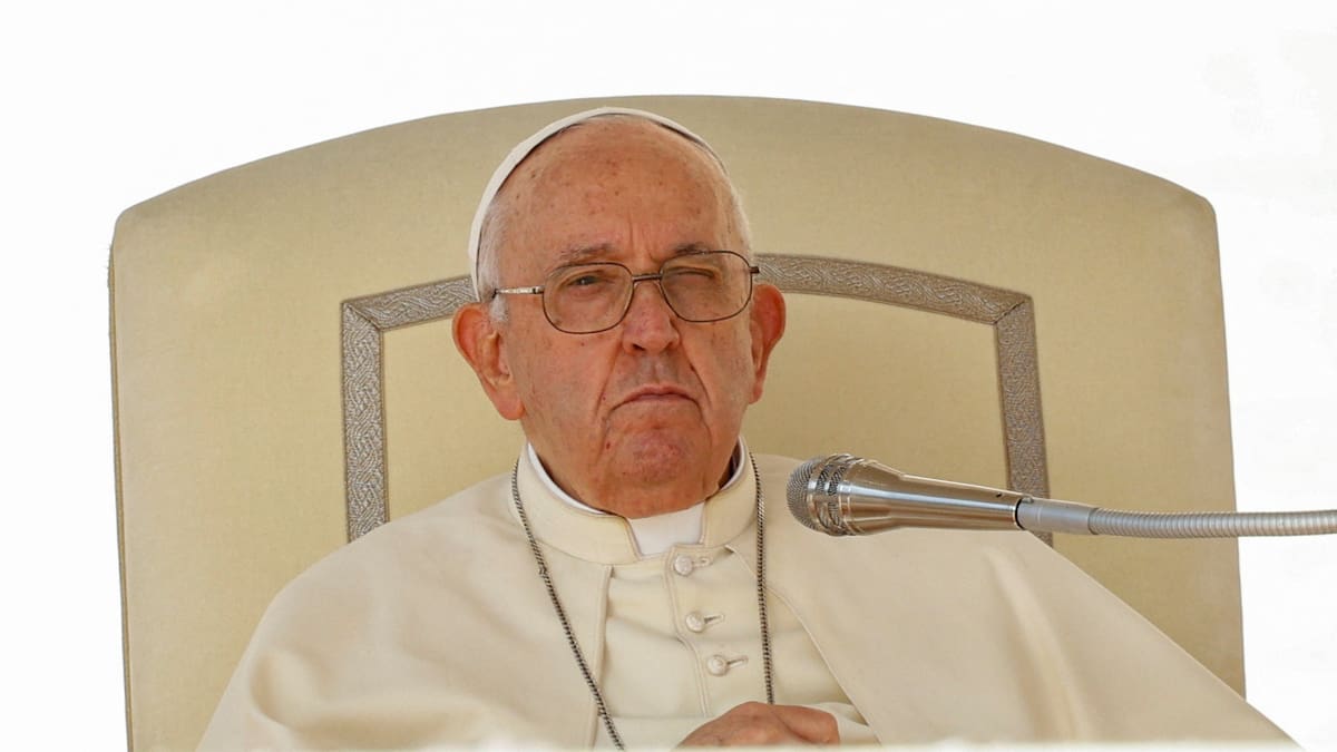 Papa Francisco pidió por la paz en Israel. Foto: Reuters.