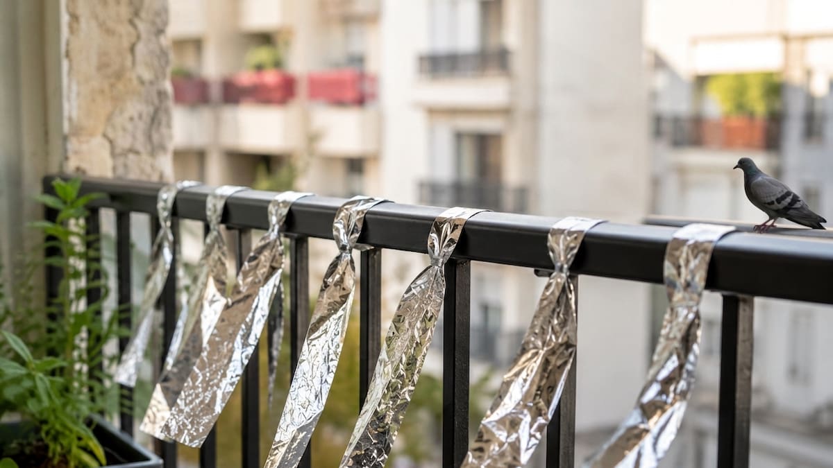 Cómo ahuyentar palomas del balcón con papel aluminio: el truco casero que ayuda a mantenerlas alejadas