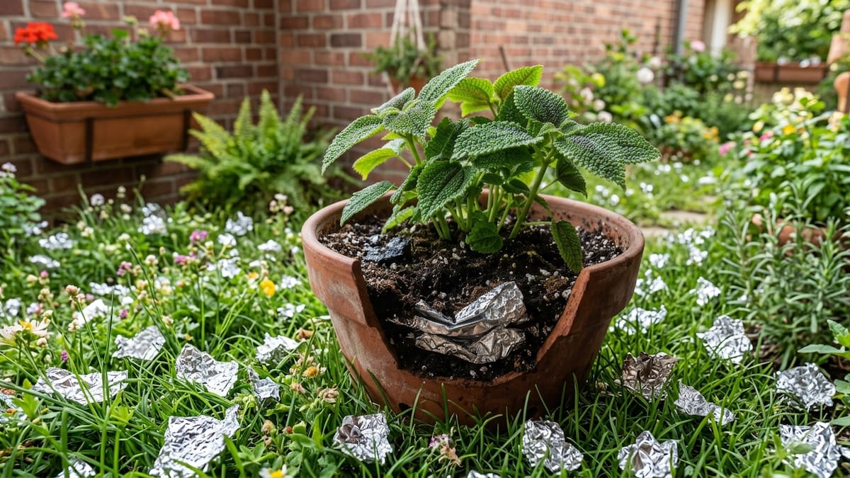 Enterrar papel aluminio en el jardín durante la primavera: para qué sirve este método casero