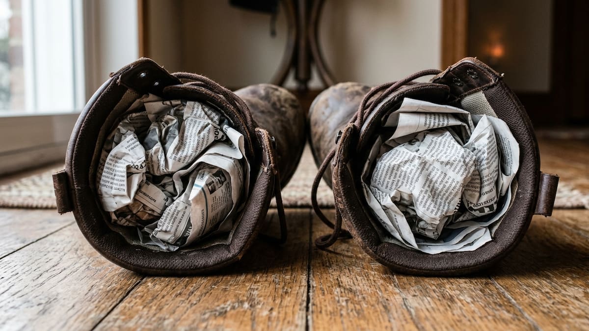 El truco del papel de diario dentro de los zapatos: para qué sirve y cómo hacerlo