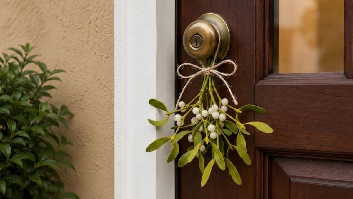 Poner un muérdago en la puerta de casa en Navidad: para qué sirve y por qué recomiendan hacerlo