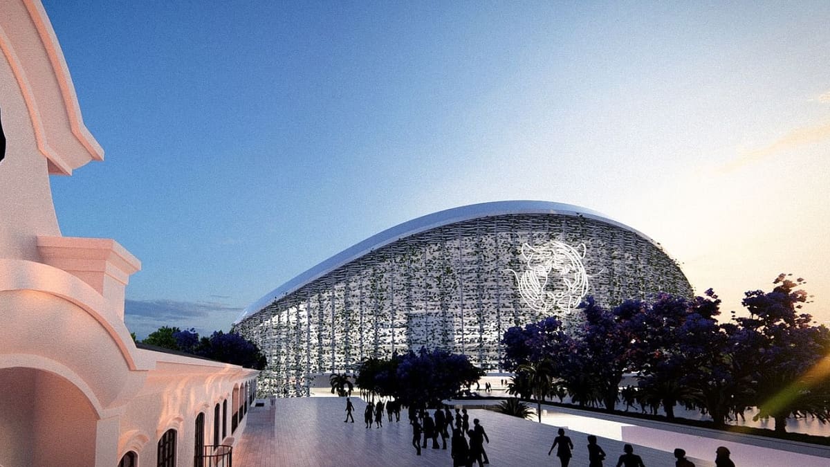 Megaproyecto millonario para el Mundial 2030: construyen un imponente estadio para 46.000 espectadores en Sudamérica