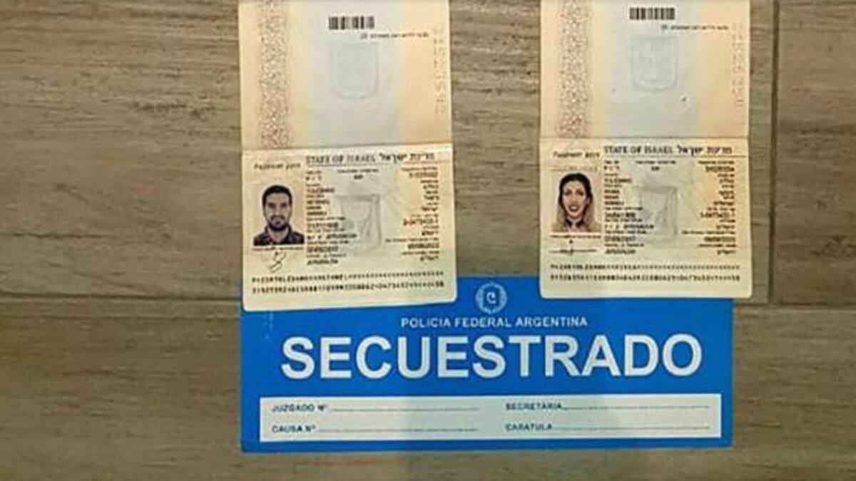 Pareja iraní - secuestro de pasaportes