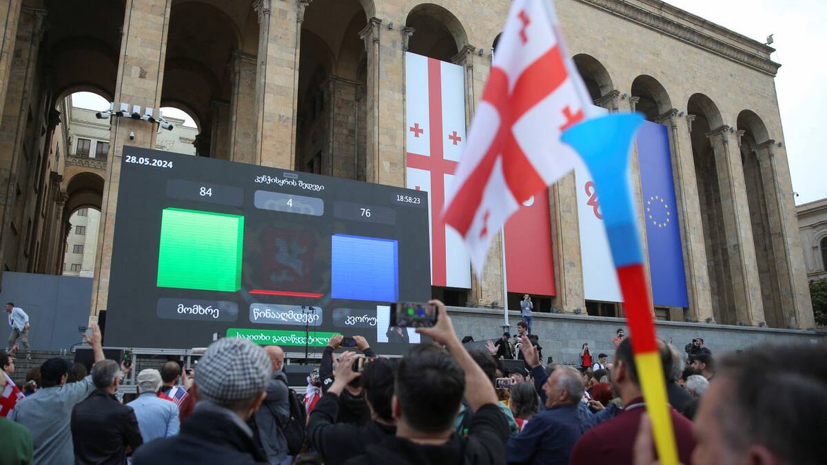 Parlamento de Georgia. Foto: Reuters.