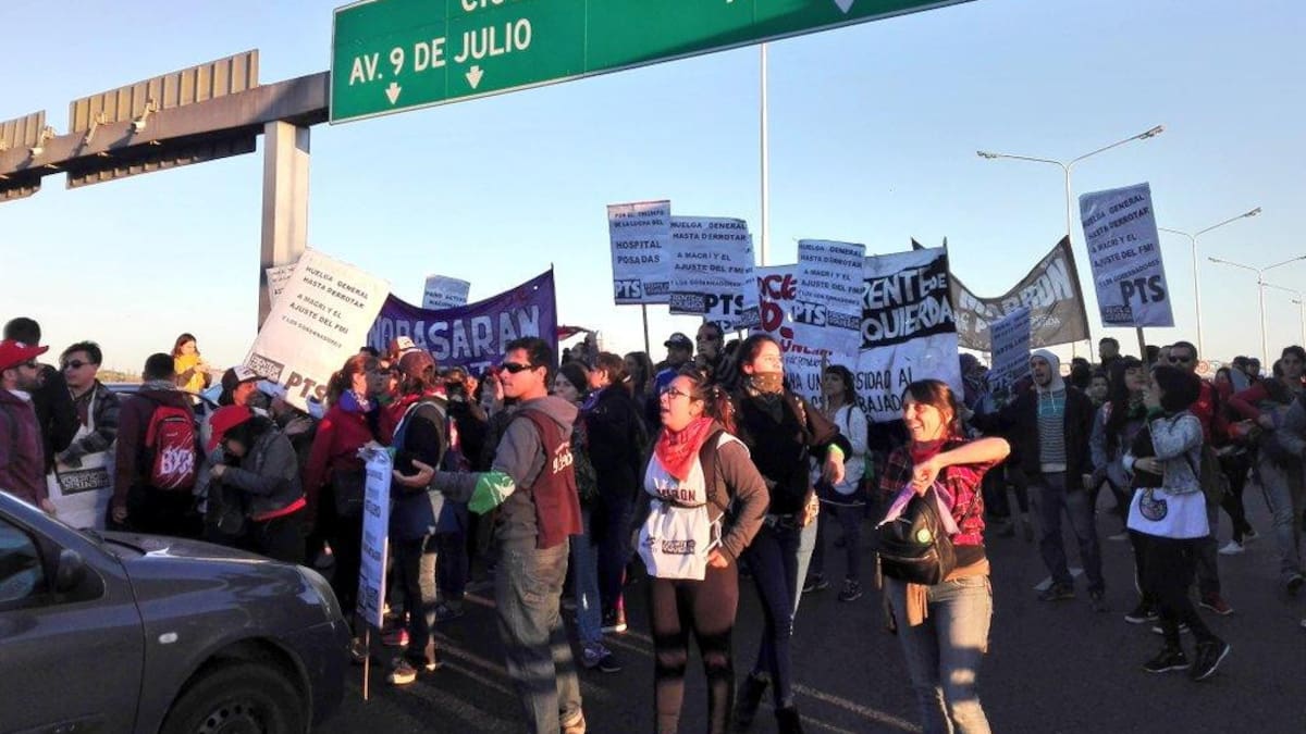 CGT contra los ajustes del Gobierno: cortes en los accesos y fuerte operativo de seguridad