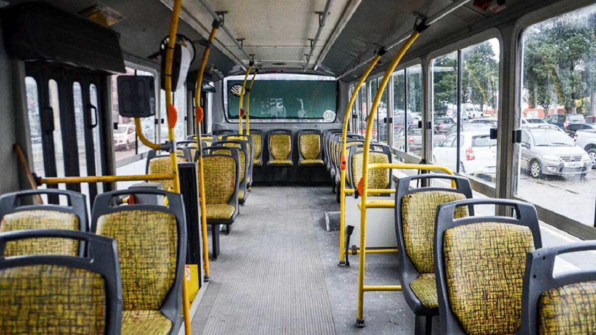 Paro de colectivos. Foto: NA