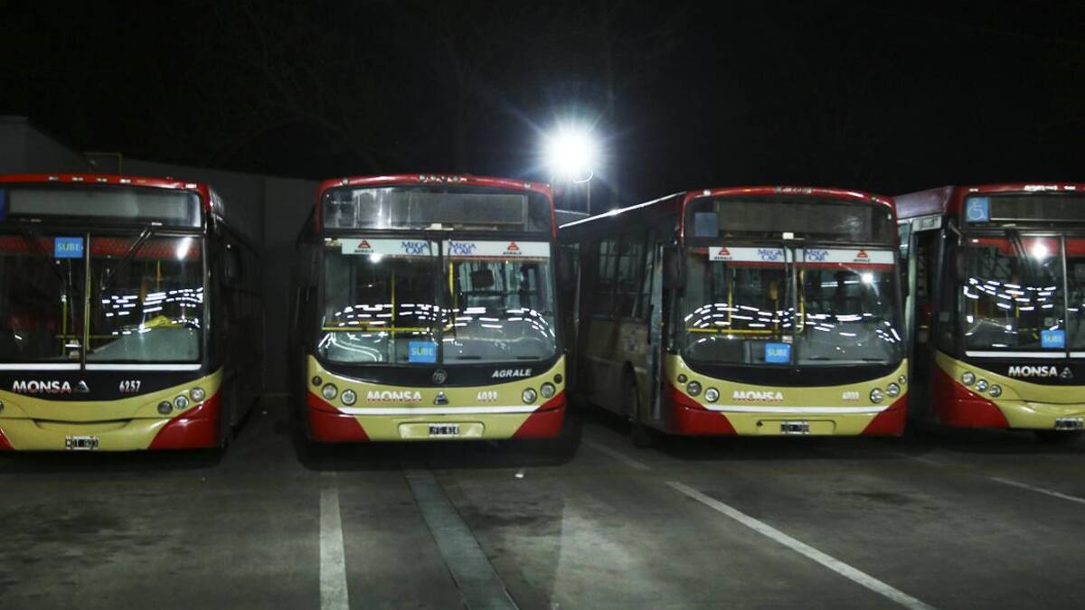 Paro de colectivos, paro de transporte, NA