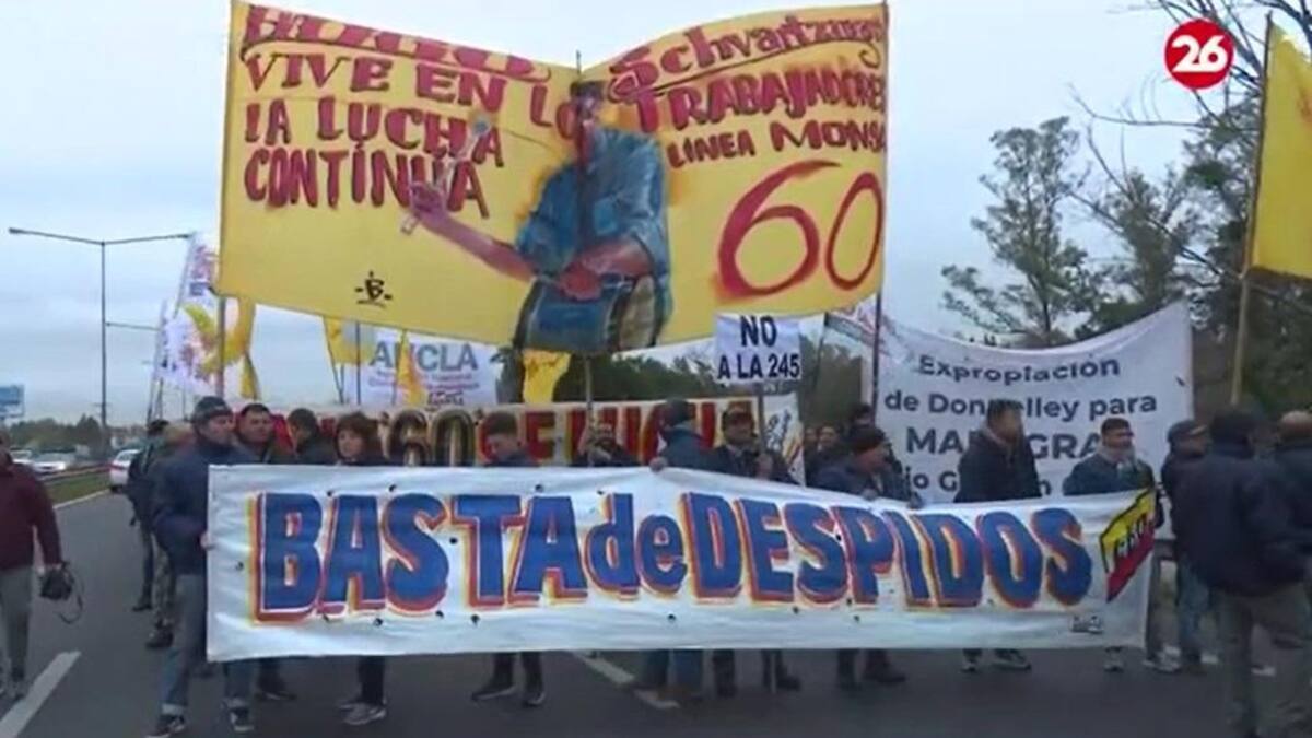 Paro de la Línea 60 de colectivos, Canal 26