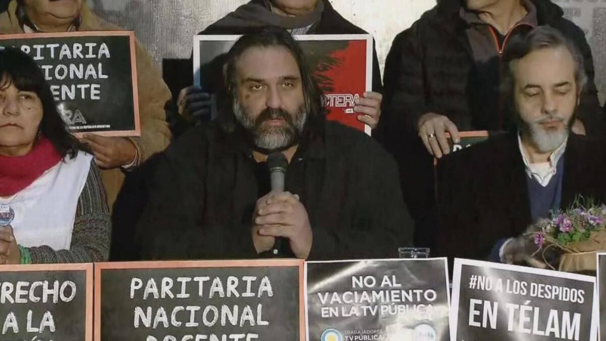 Paro docente - SUTEBA - Baradel