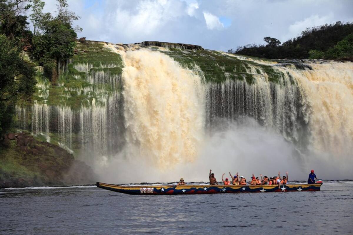 Parque Nacional Canaima, en Venezuela. Foto: Facebook / Parque Nacional Canaima.