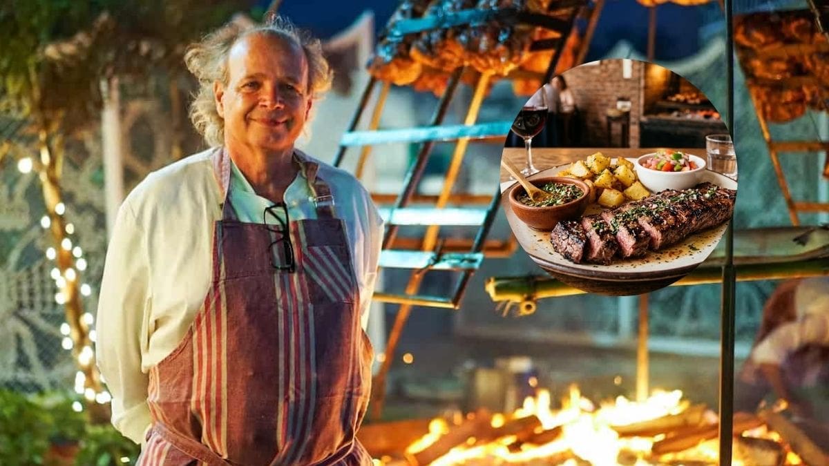 Francis Mallmann, chef de 70 años, sobre la entraña: “Se asa con la parrilla sobre las brasas, recomiendo dos minutos de cada lado”