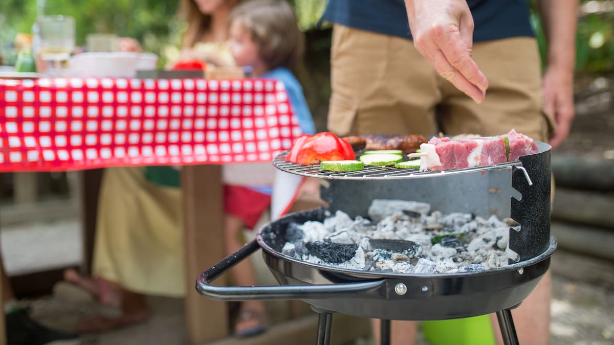 Asado en el Día de la Madre.