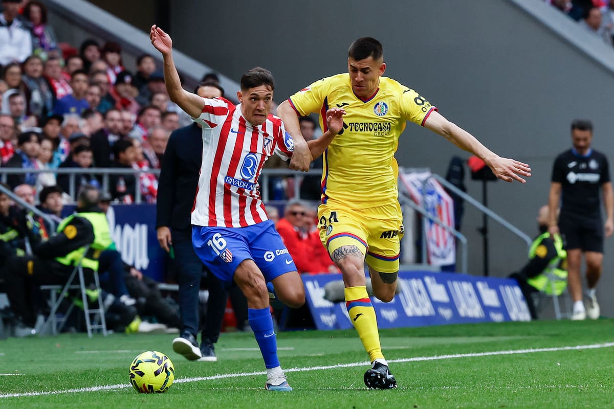 nahuel molina en el Partido entre Atlético de Madrid - Getafe del sábado 14 de marzo