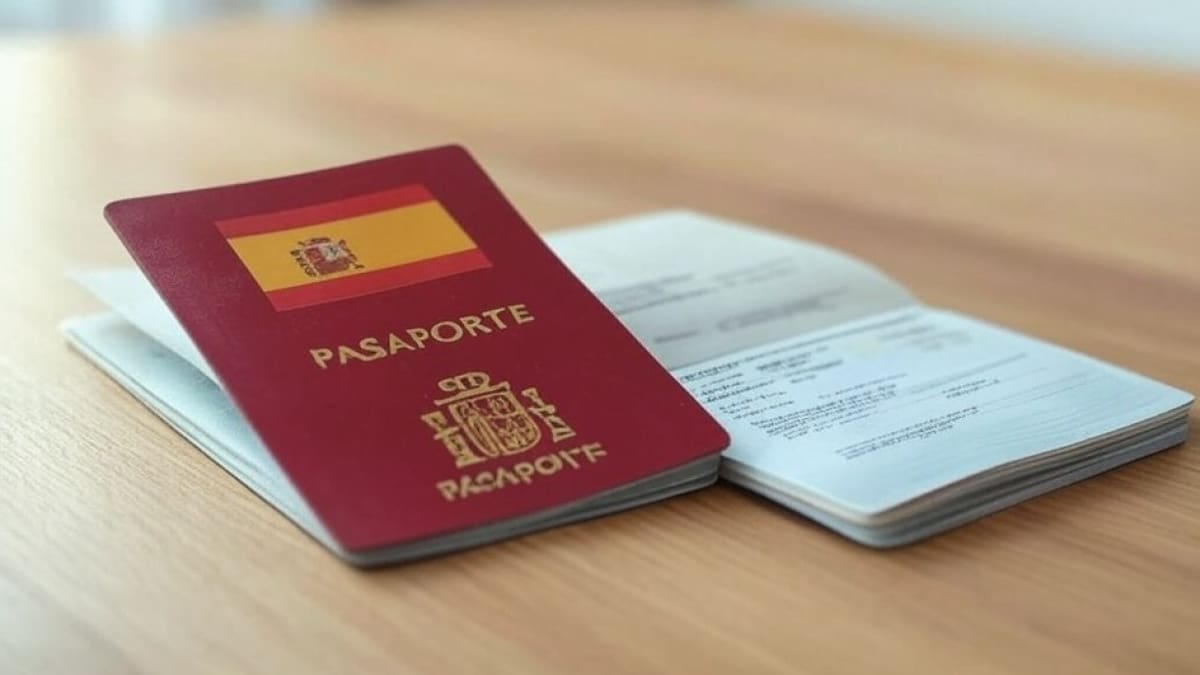Pasaporte de España. Foto: Grok.