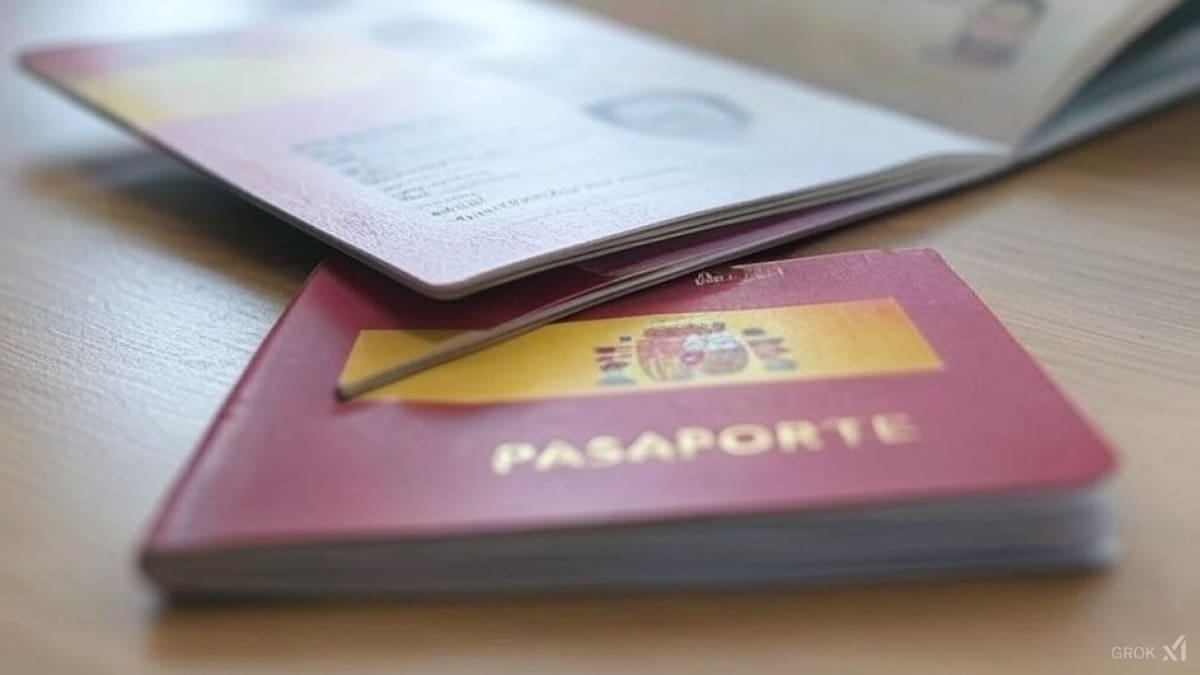 Pasaporte de España. Foto: Grok.