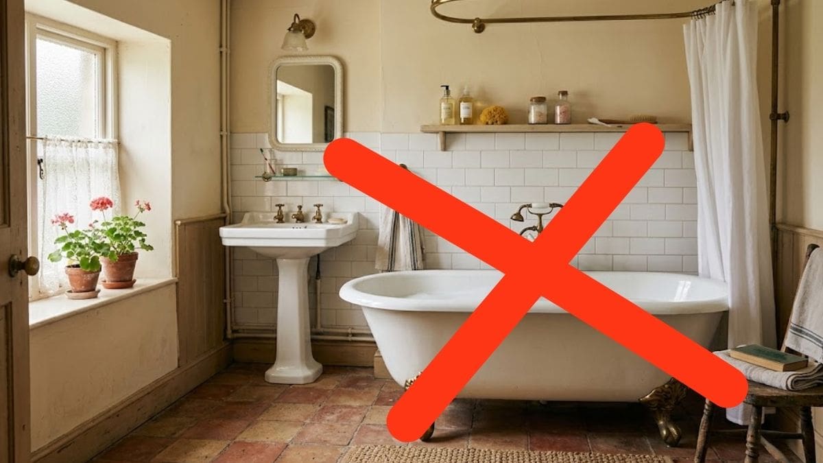 La bañera en el baño pasó de moda: la tendencia en 2026 que es más simple y elegante