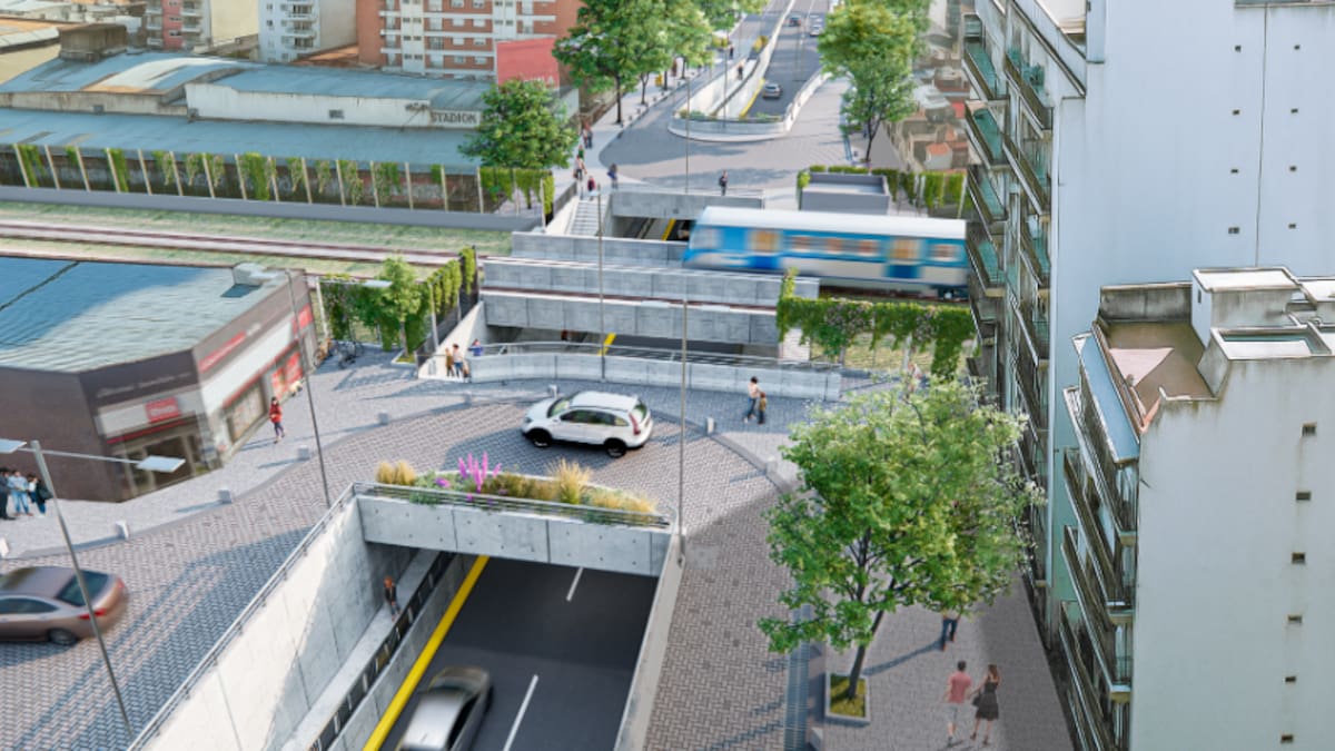 Cambia el tránsito en CABA: construyen un nuevo túnel en uno de los cruces ferroviarios más odiados por los conductores