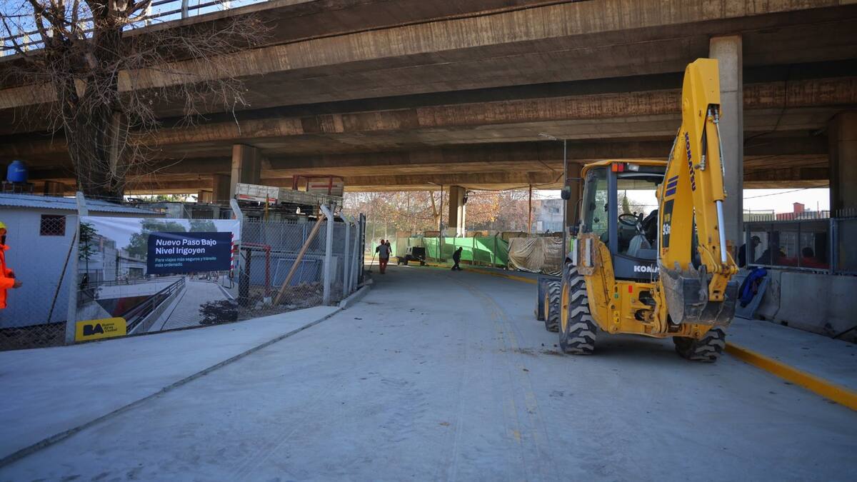 Paso bajo nivel Irigoyen.