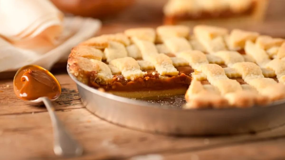 Pastafrola de dulce de leche. Foto: MaruBotanaTV.