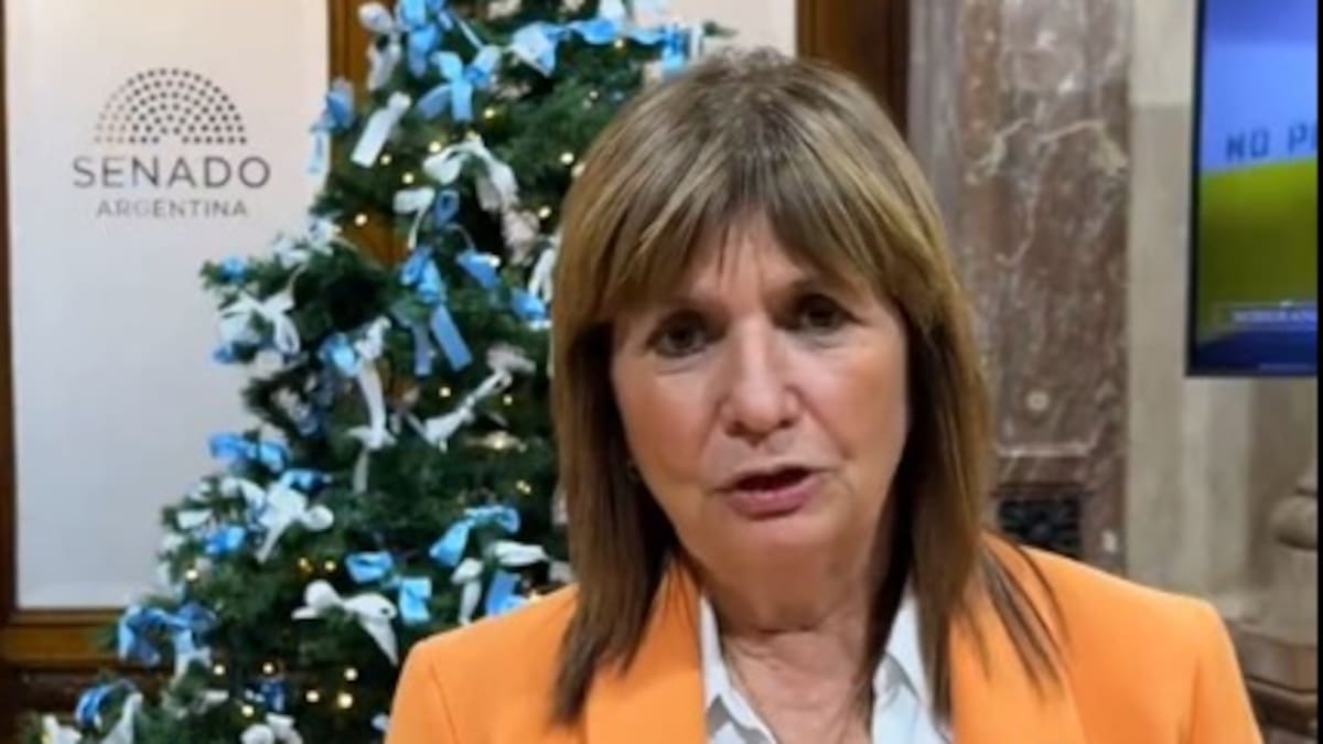 La senadora envió un mensaje en vísperas de la Navidad.