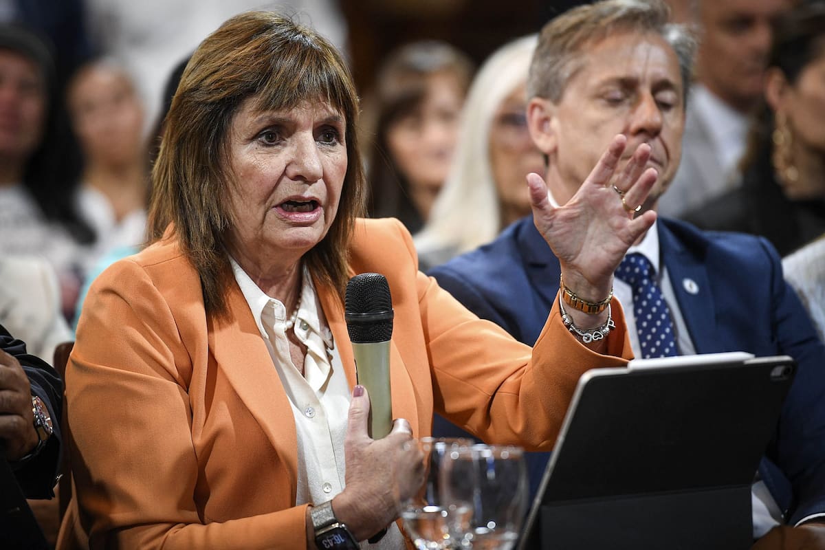 Patricia Bullrich, jera del bloque de La Libertad Avanza en el Senado