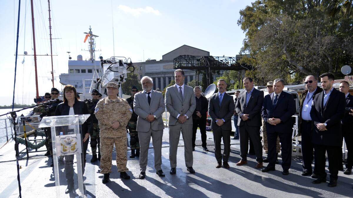 Patricia Bullrich lanzó el Plan Paraná: “La Hidrovía no va a ser una autopista del crimen”