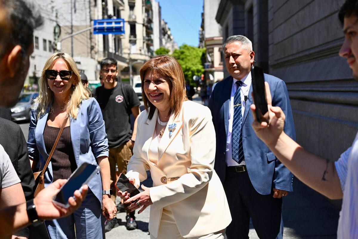 Patricia Bullrich se reunió con Villarruel antes de asumir en el Senado