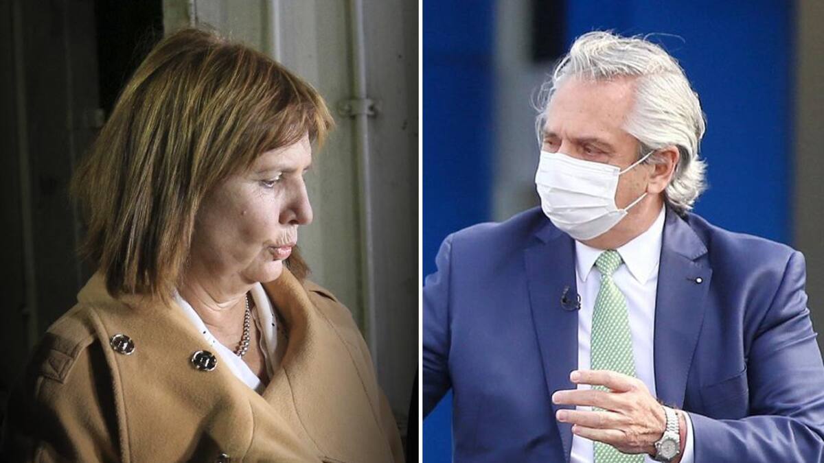 Patricia Bullrich y Alberto Fernández, NA