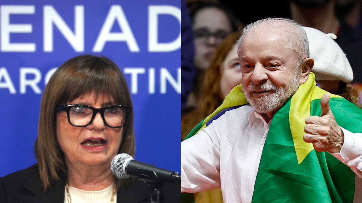 Patricia Bullrich y Lula da Silva