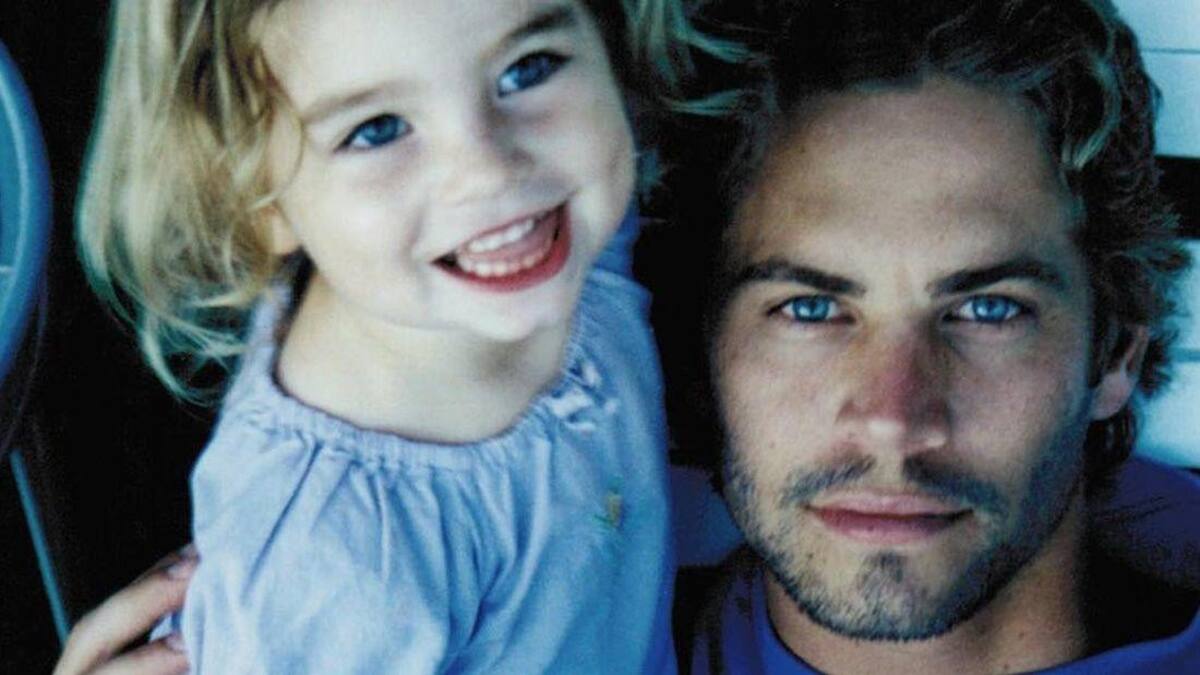 La foto con la que la hija de Paul Walker recordó el cumpleaños de su padre