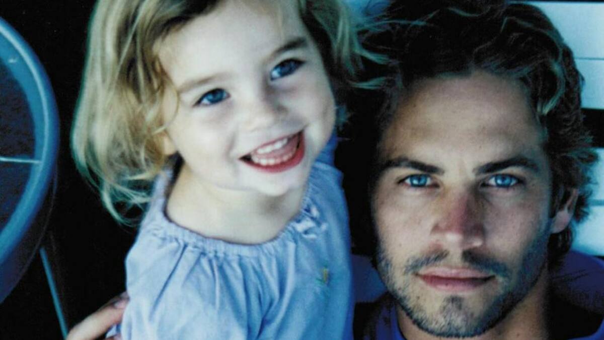 Paul Walker junto a su hija Meadow Walker. Foto: Instagram/meadowwalker