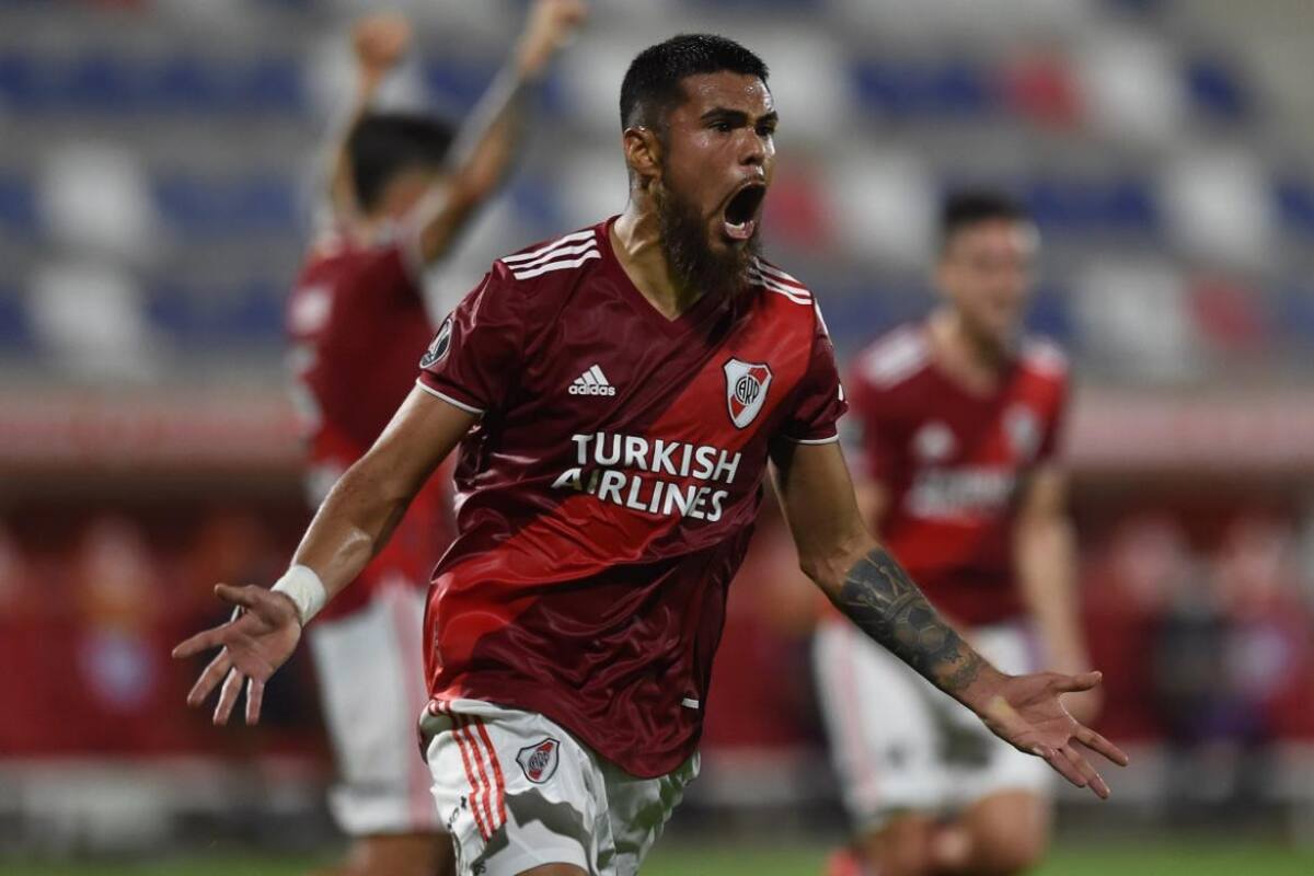 Paulo Díaz, River Plate, Copa Libertadores. Foto: Twitter @RiverPlate.