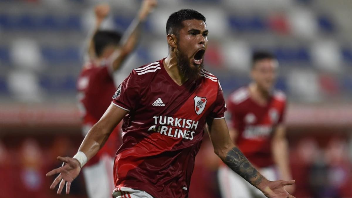 Paulo Díaz, River Plate, Copa Libertadores. Foto: Twitter @RiverPlate.