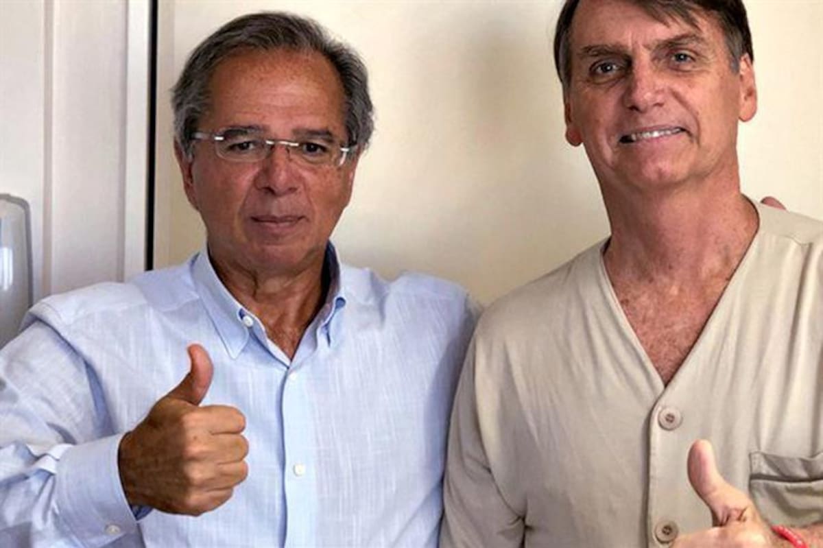 Paulo Guedes, Jair Bolsonaro, elecciones en Brasil