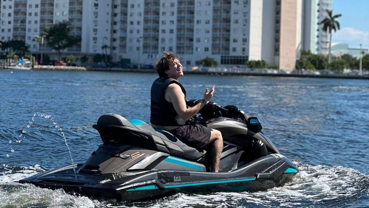 Paulo Londra sufrió un accidente con una moto de agua en Miami: cómo se encuentra