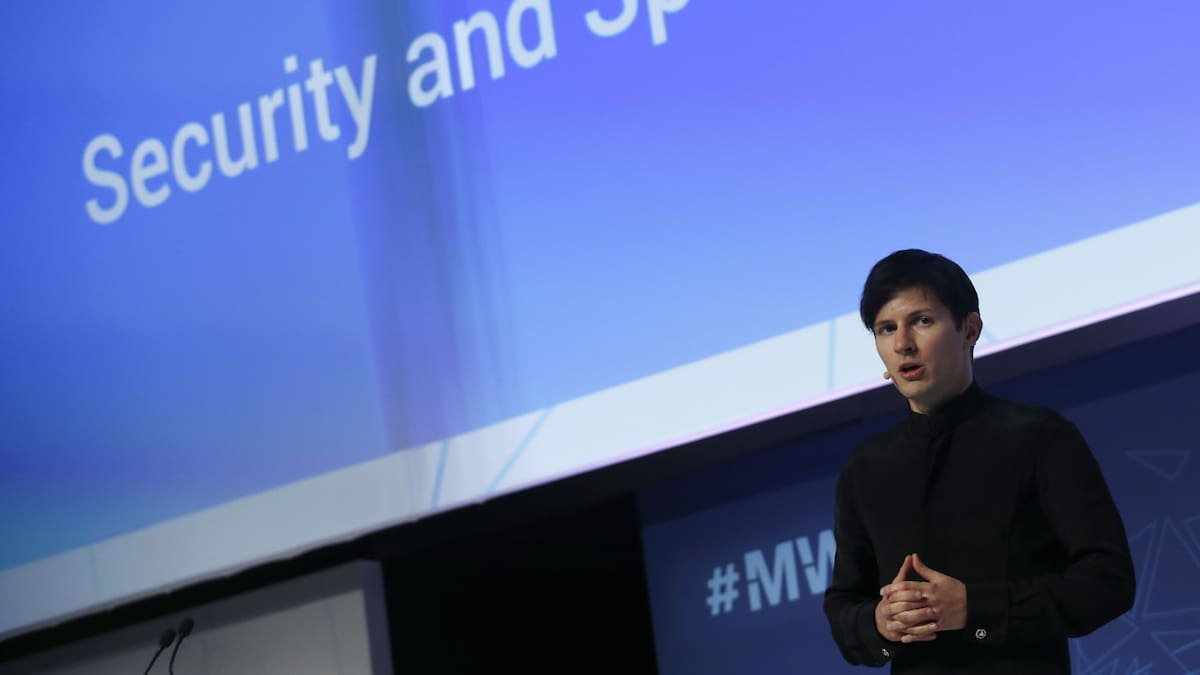 Pavel Durov, CEO de Telegram. Foto: Reuters.