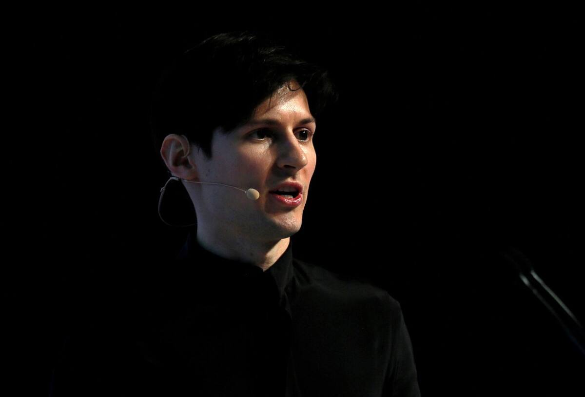 Pável Dúrov, cofundador de Telegram. Foto: Reuters.