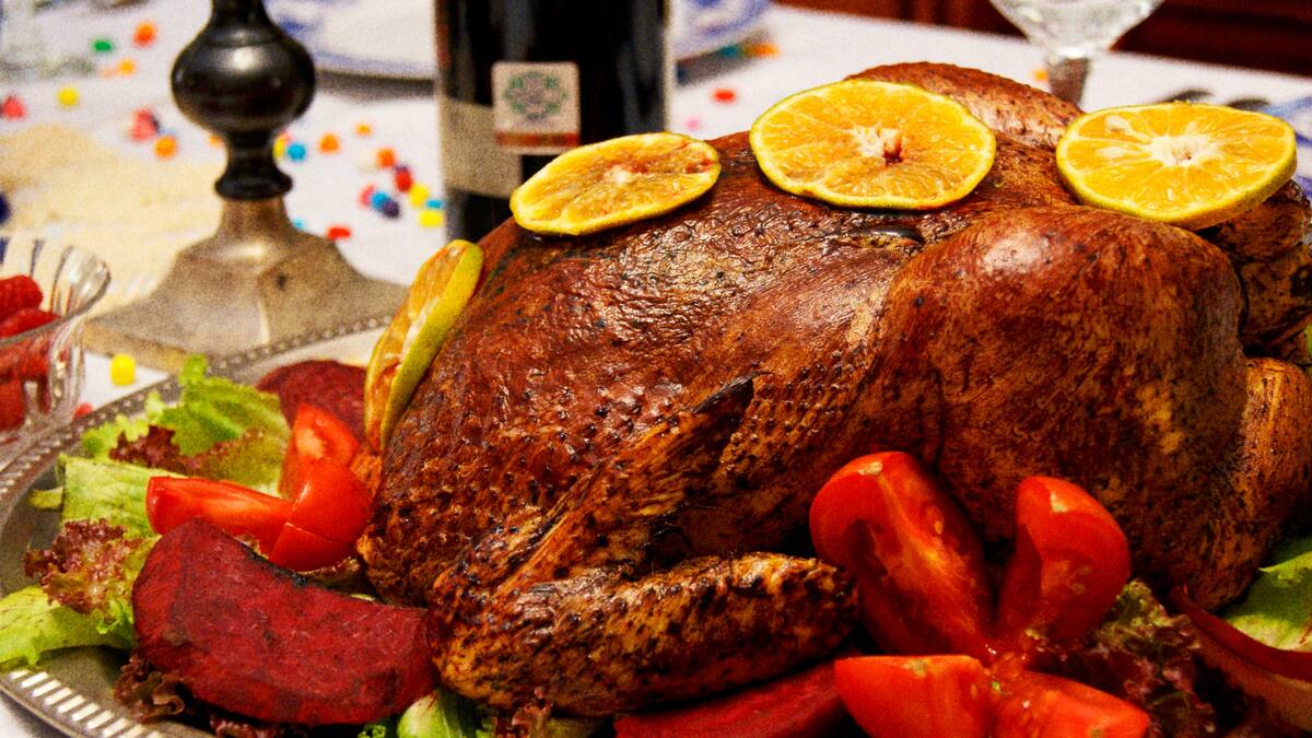Pavita al horno.