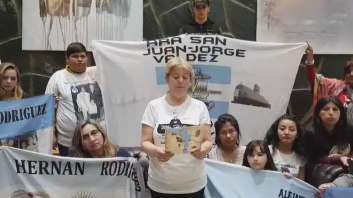 Pedido familiares - ARA San Juan