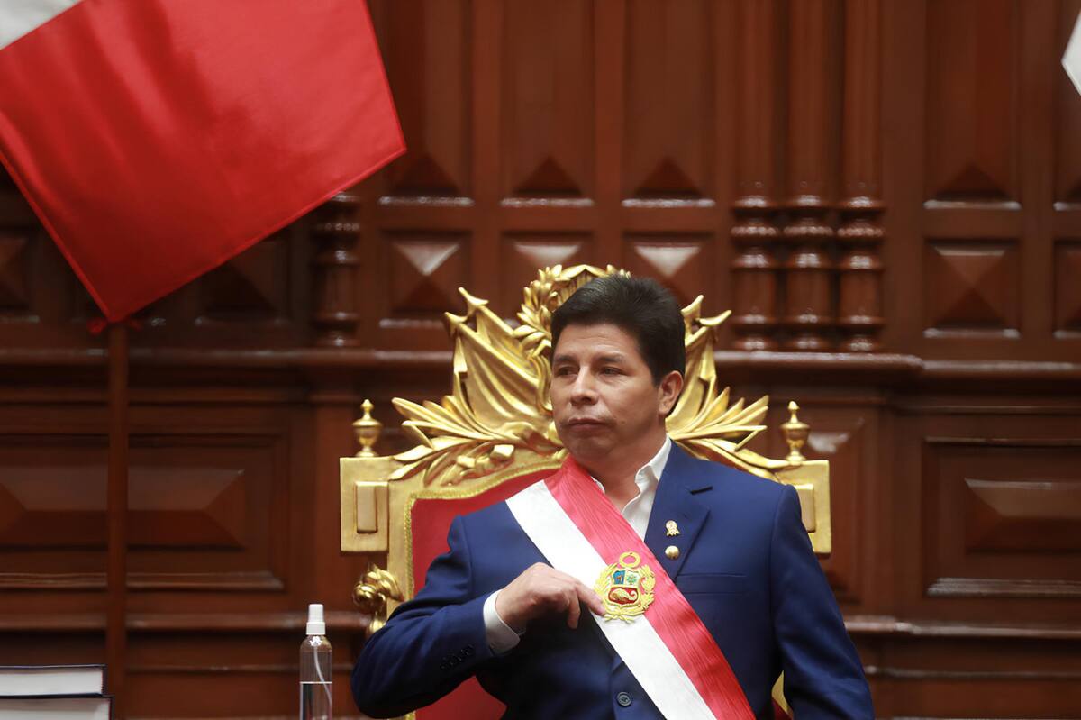Pedro Castillo, expresidente de Perú. Foto: Reuters.