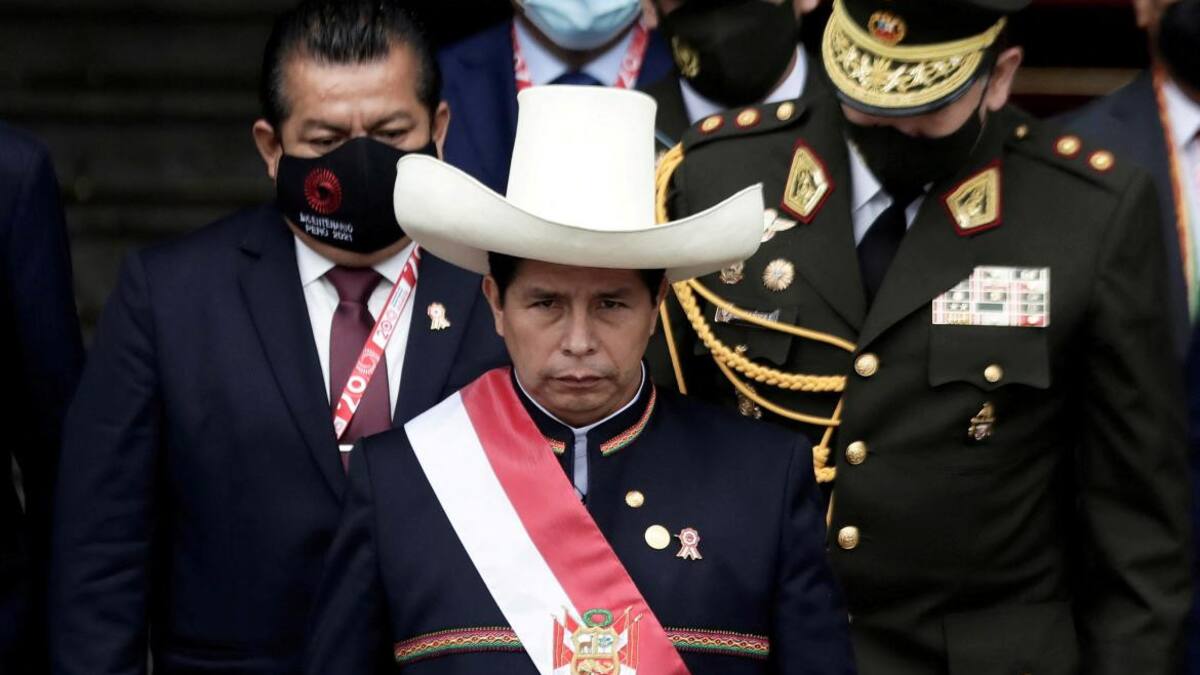 Pedro Castillo; expresidente de Perú. Foto: Reuters.