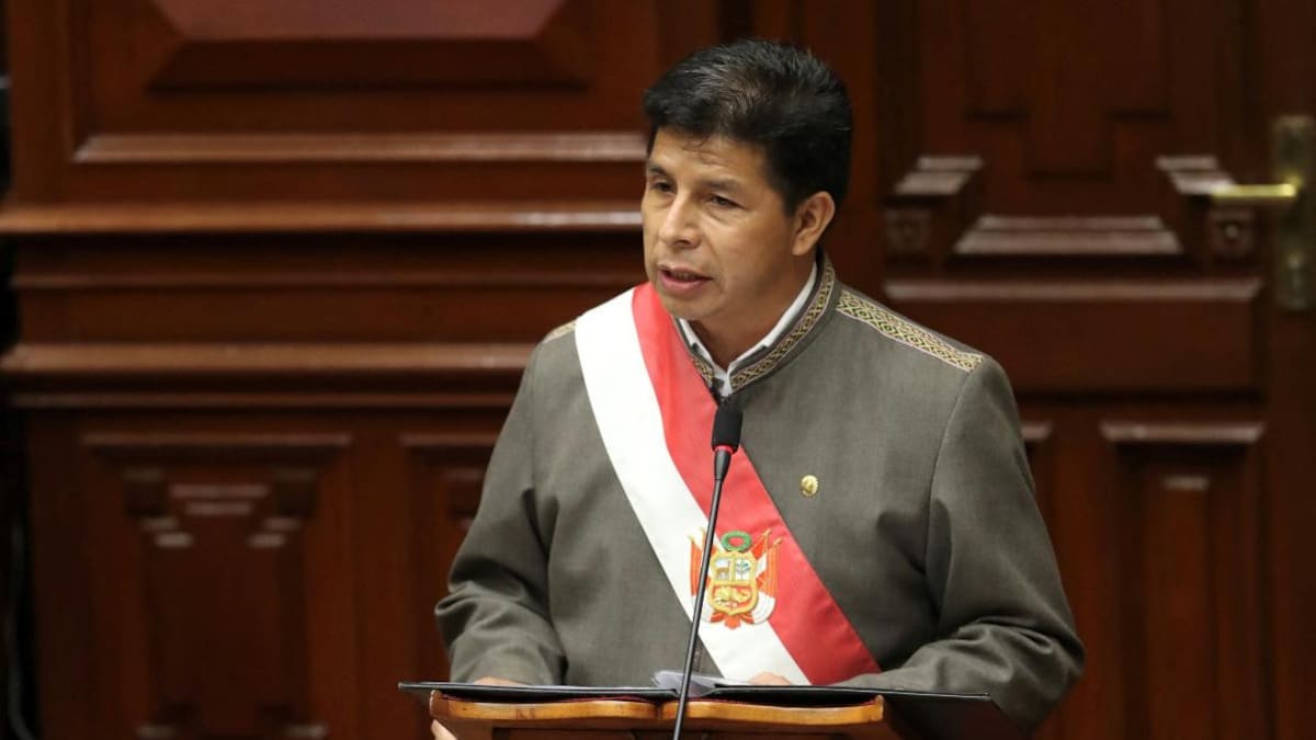 Pedro Castillo, presidente de Perú. Foto: REUTERS