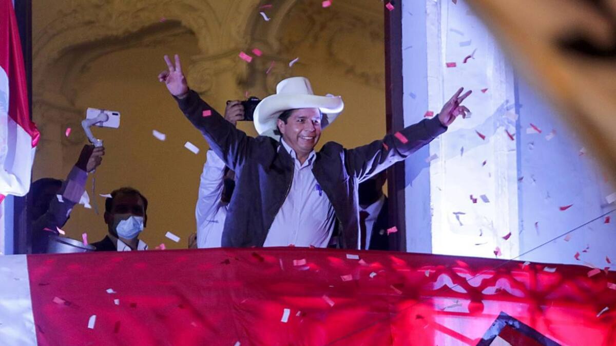 Pedro Castillo, presidente de Perú, Reuters.