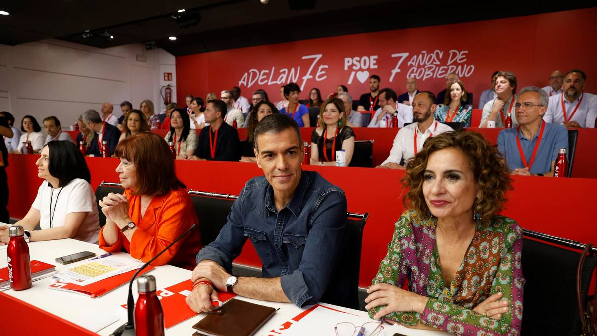 Pedro Sánchez en el Congreso del PSOE.