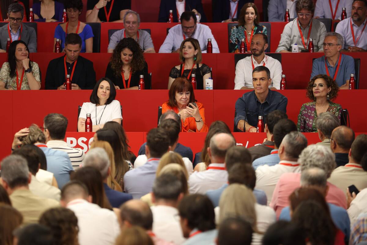 Pedro Sánchez en el Congreso del PSOE.