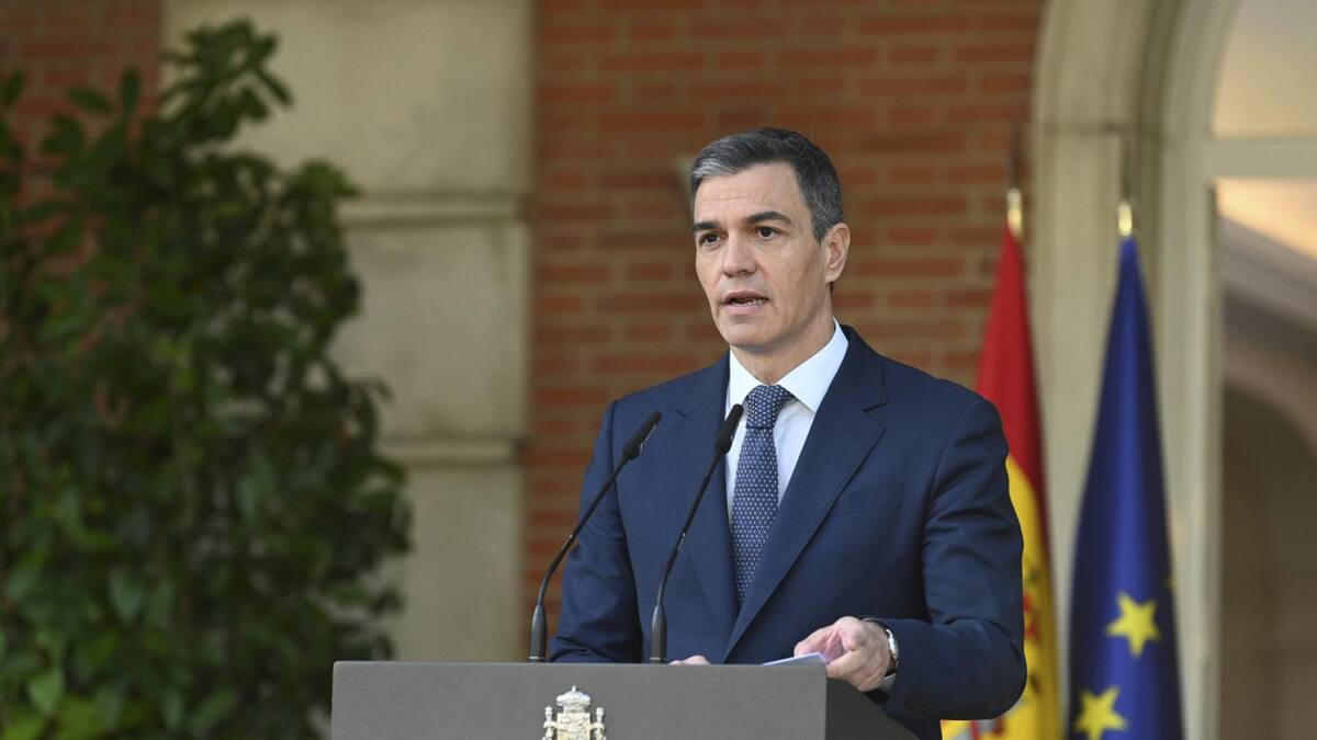 Pedro Sánchez, presidente de España. Foto: EFE