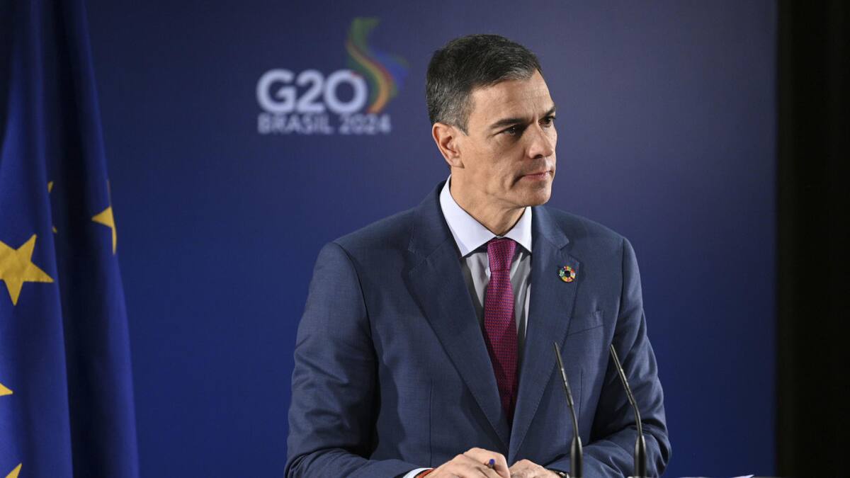 Pedro Sánchez, presidente de España. Foto: EFE.